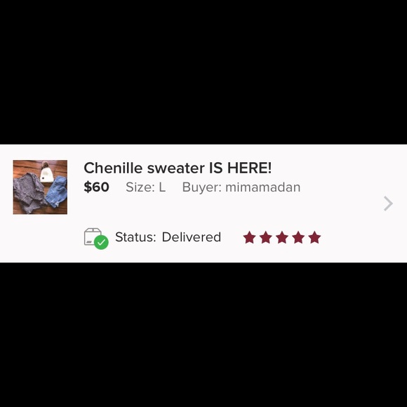Chenille sweater ✨SALE ✨ - Picture 5 of 5